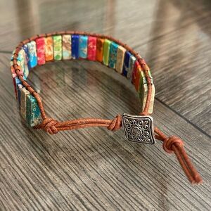 Natural Stone Western Bracelet